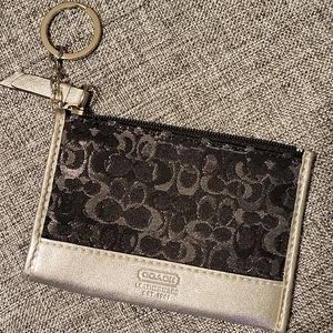 Small Coach Keychain Wallet